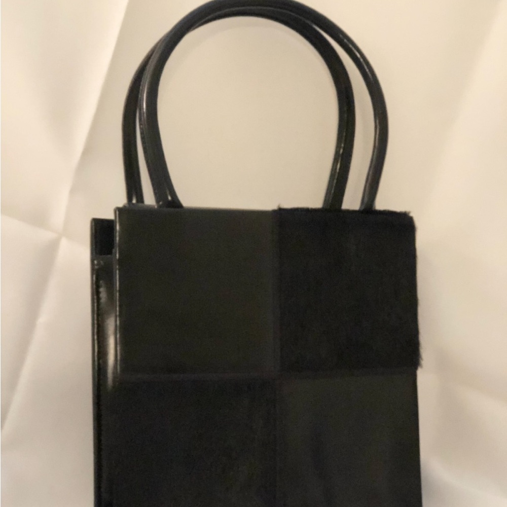 Elegant Black on Black YVES Saint Laurent Handbag